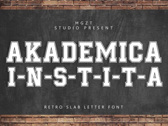 Akademica Instita: A Typeface for Scholarly Elegance