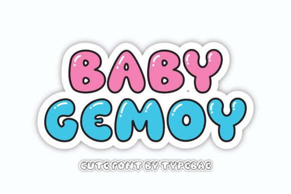 Baby Gemoy: The Playful Bubble Font for Modern Projects