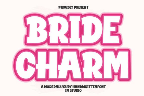Bride Charm: A Bold, Retro Groovy Typeface