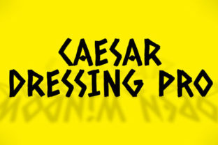 Caesar Dressing Pro: A Premium Greek-Inspired Display Typeface