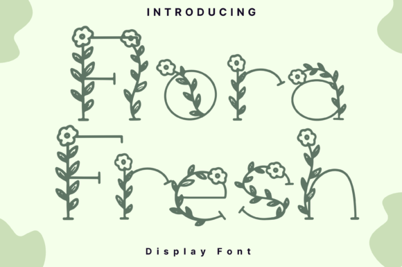 Flora Fresh: A Whimsical Handwritten Font for Creative Projects