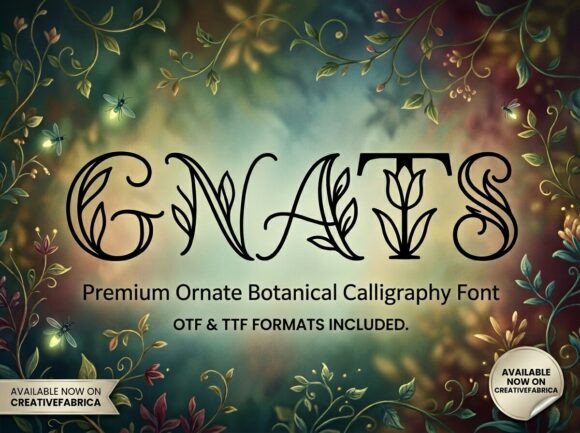 Gnats: A Typeface with a Wild-and-Woven Soul