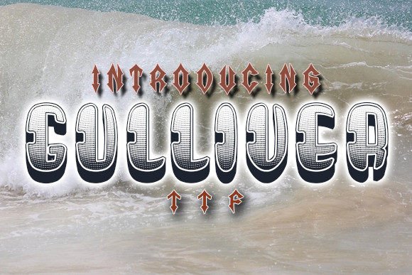 Gulliver: A 3D Typeface for Stunning Visuals