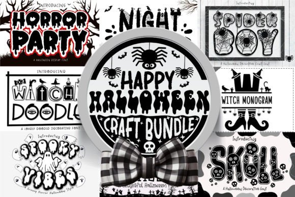 Happy Halloween Bundle: Your Spooky Font Solution