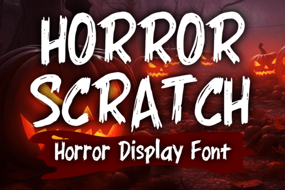 Horror Scratch: A Typeface for Dark Design Projects