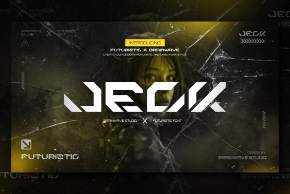 Jeck: A Bold Typeface for Futuristic Design