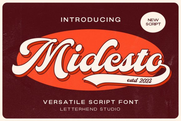 Midesto: Timeless Script Font for Elegant Designs