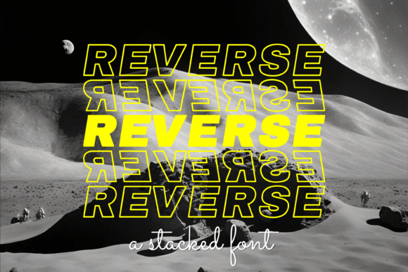 Reverse: A Cool Font for Creative Designs