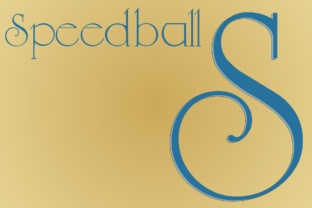 Speedball and A Victorian Thin Serifed Style Font