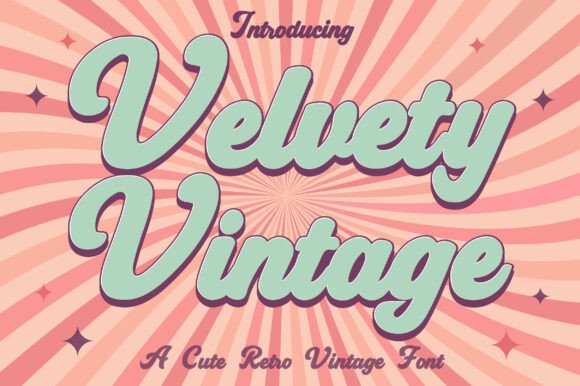 Step Into the Groovy Past with This Playful Retro Typeface