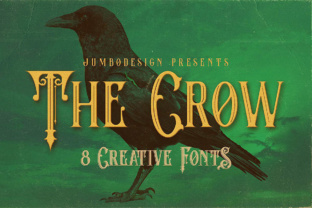 The Crow: A Unique Serif Font for Bold Design
