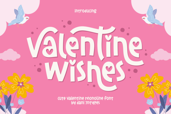 Valentine Wishes: A Charming Font for Romantic Projects
