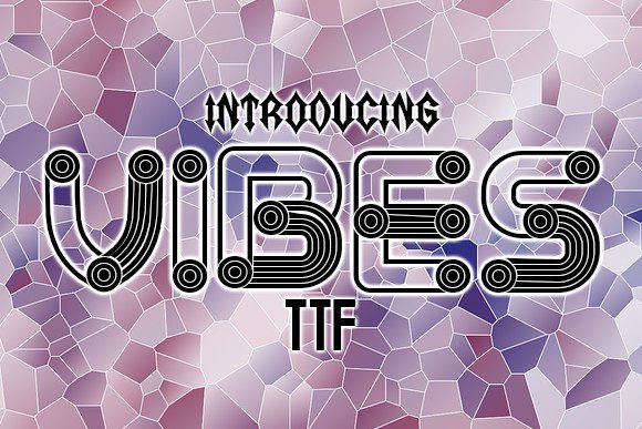 Vibes: The Structural Typeface for Modern Design