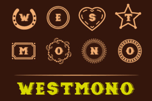 West Mono: The Western Monogram Font for Creative Designs